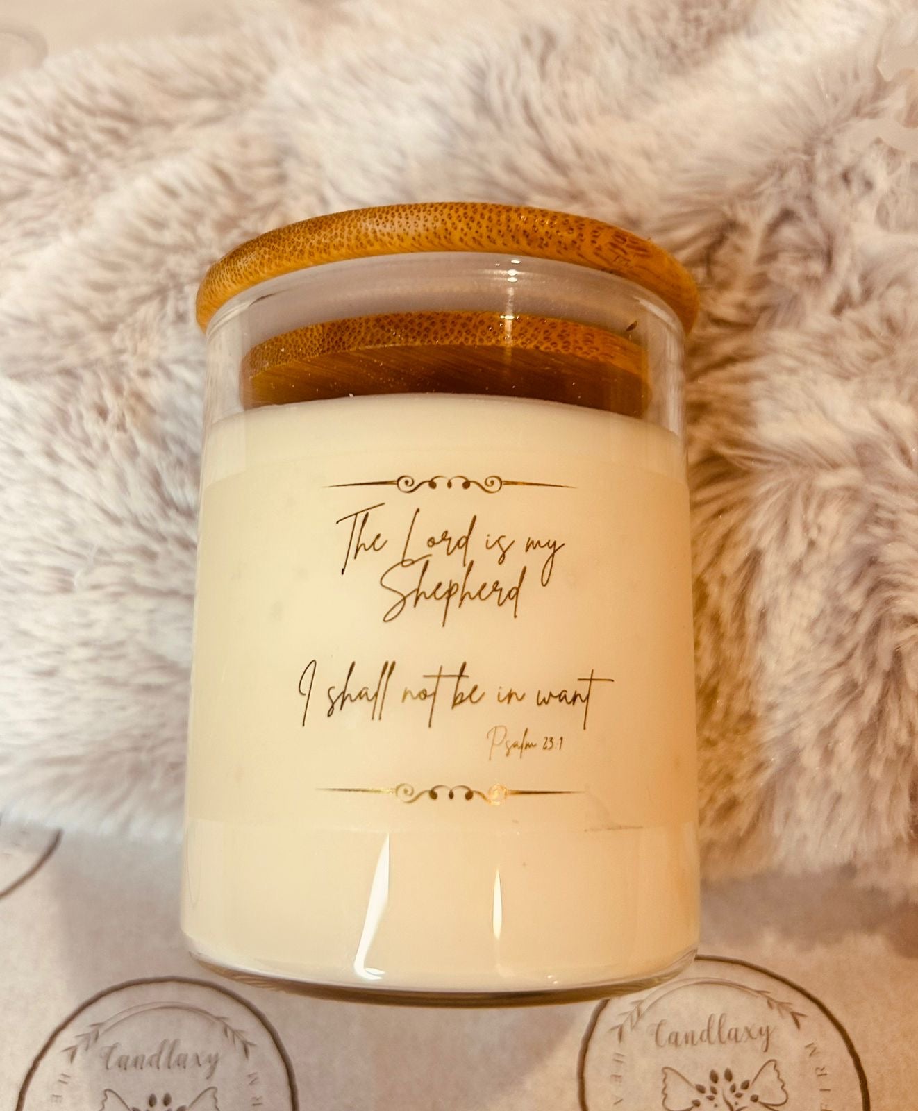 Scripture Candle jars