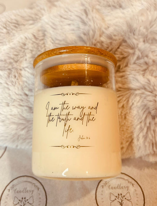 Scripture Candle jars