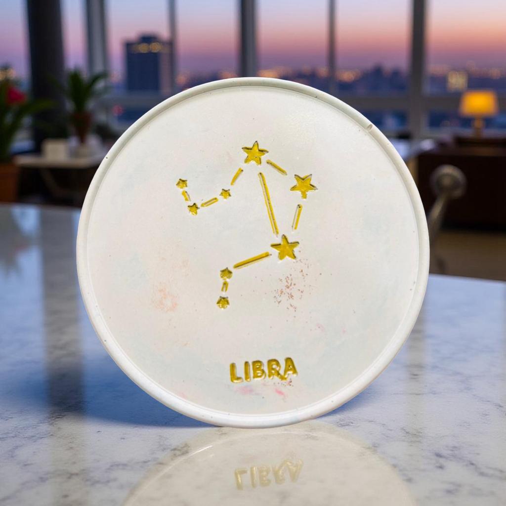 Zodiac Sign Theme Candle Coasters