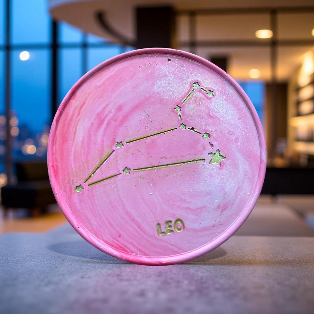 Zodiac Sign Theme Candle Coasters