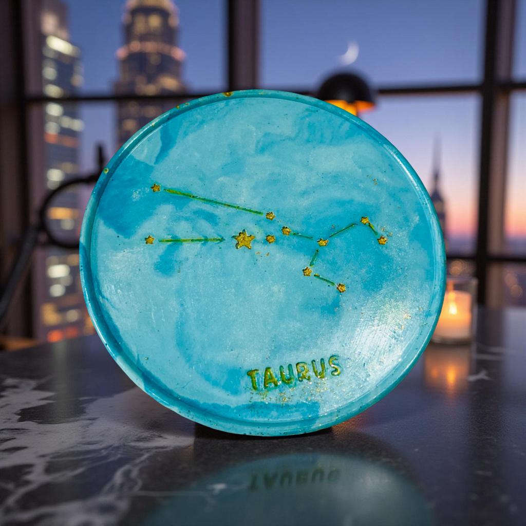 Zodiac Sign Theme Candle Coasters
