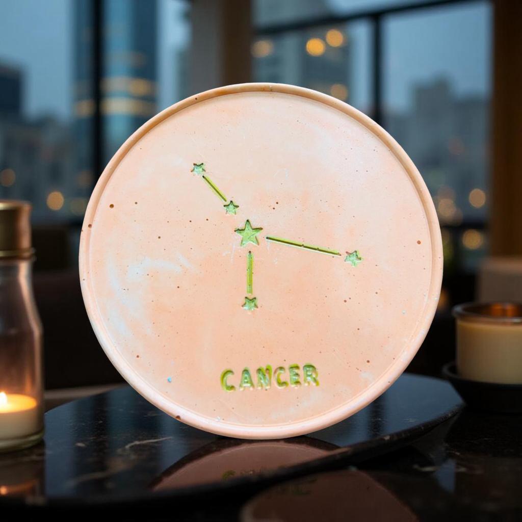 Zodiac Sign Theme Candle Coasters
