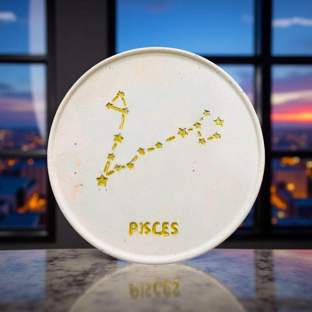 Zodiac Sign Theme Candle Coasters